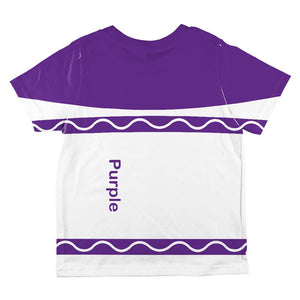 Halloween Marker Costume Purple All Over Toddler T Shirt