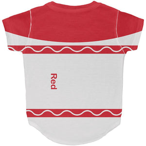 Halloween Marker Costume Red All Over Baby One Piece