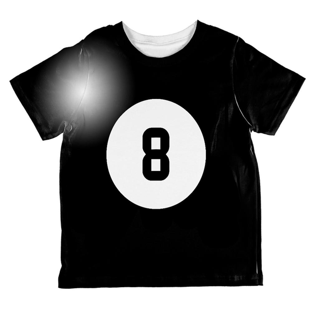 Halloween Billiard Pool Ball Eight Costume Toddler T Shirt