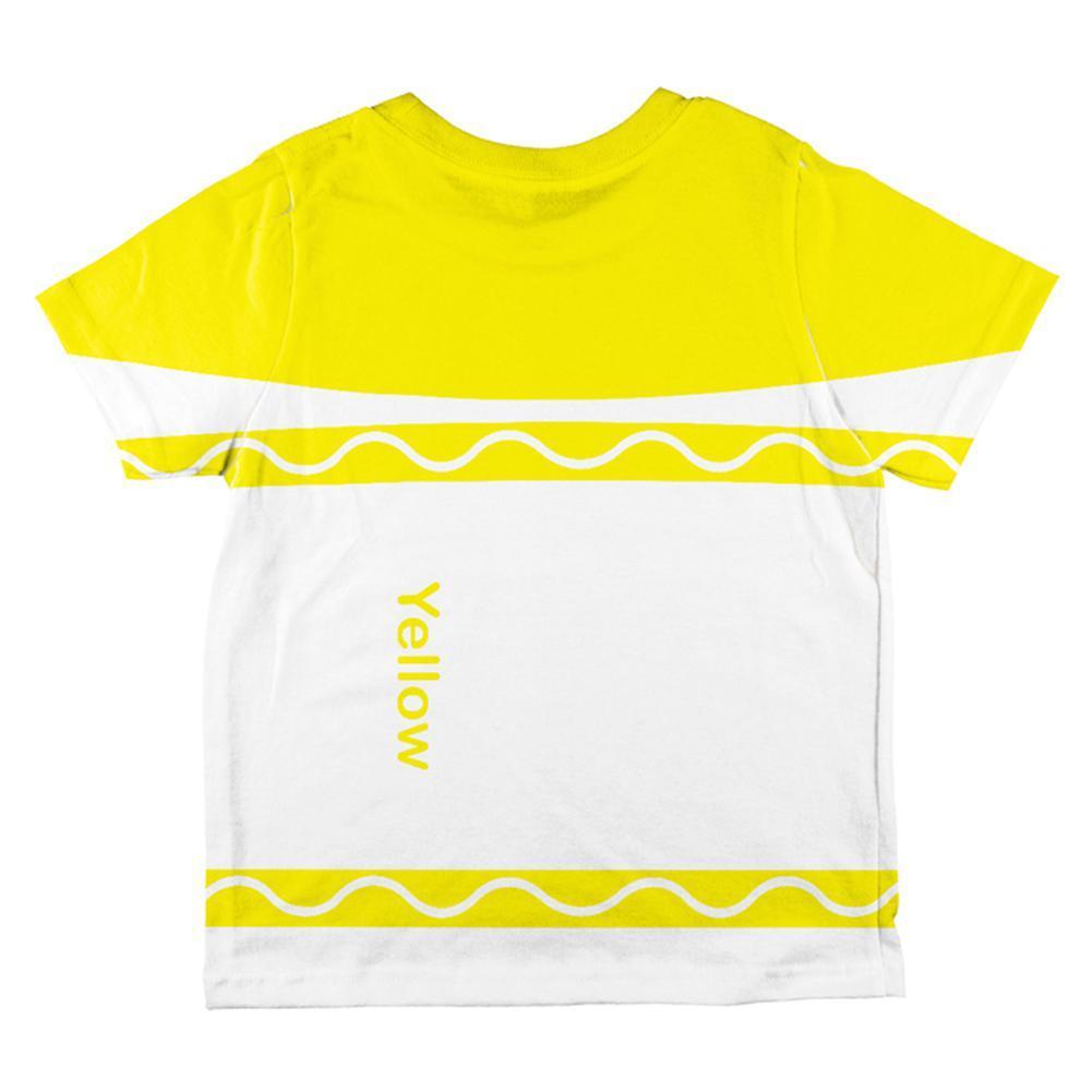 Halloween Marker Costume Yellow All Over Toddler T Shirt