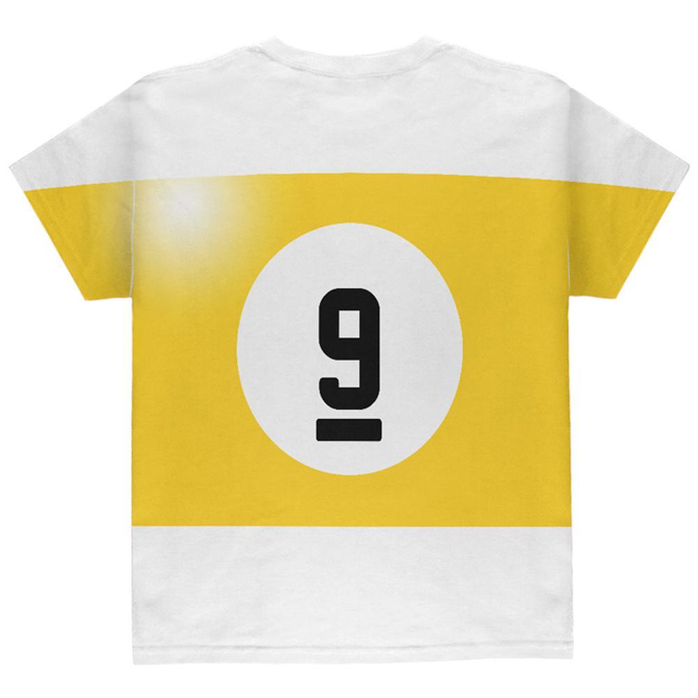 Halloween Billiard Pool Ball Nine Costume Youth T Shirt