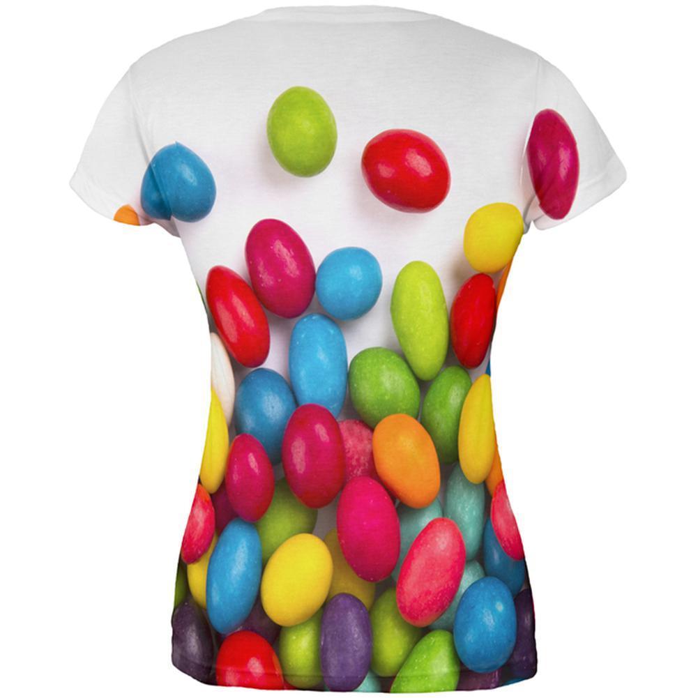 Halloween Jelly Beans All Over Juniors T Shirt