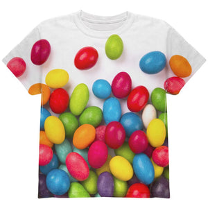 Halloween Jelly Beans All Over Youth T Shirt