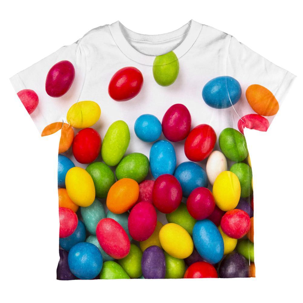 Halloween Jelly Beans All Over Toddler T Shirt