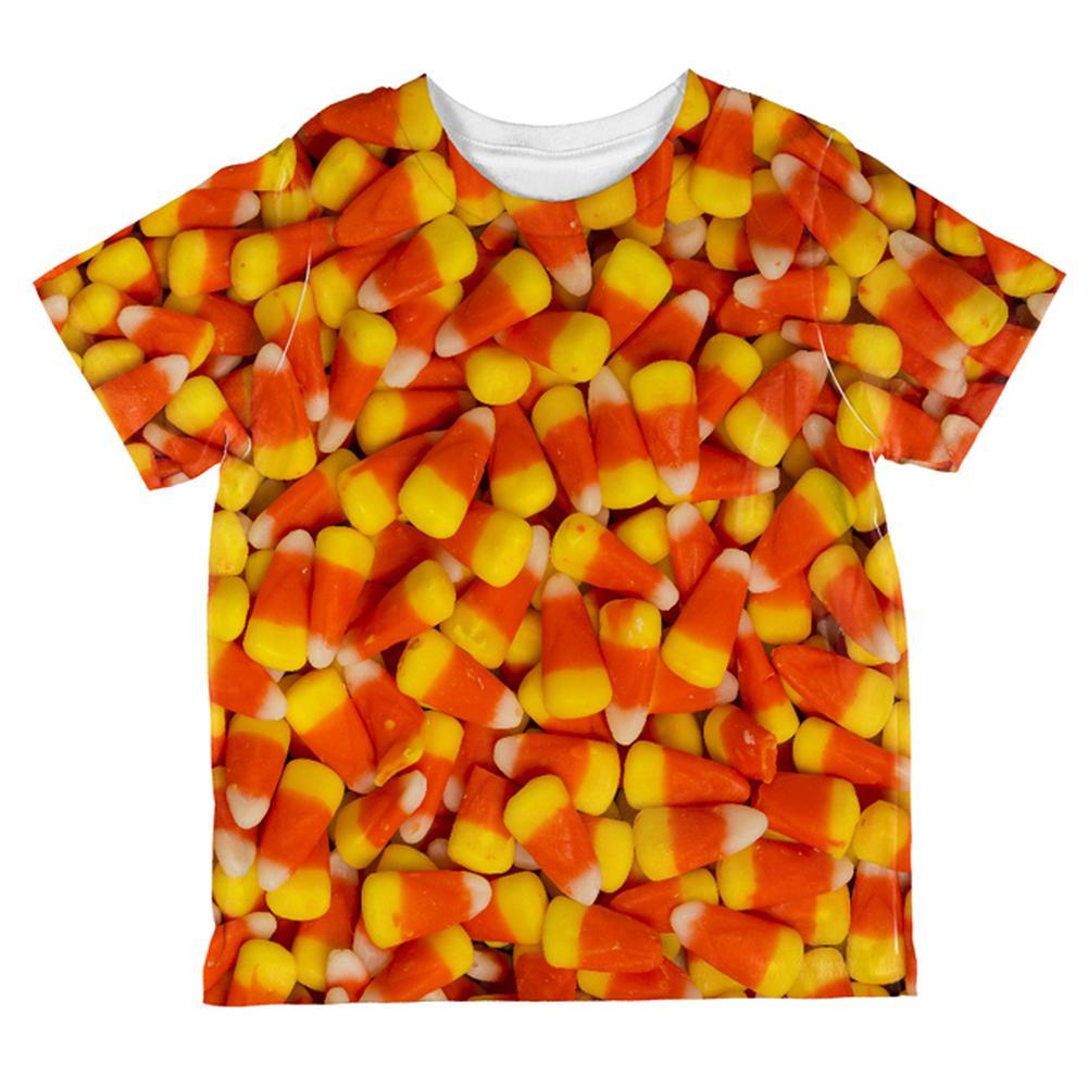 Halloween Candy Corn All Over Toddler T Shirt