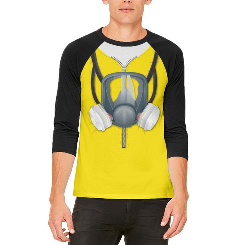 Lab Cooker Hazmat Suit Costume Mens Raglan T Shirt