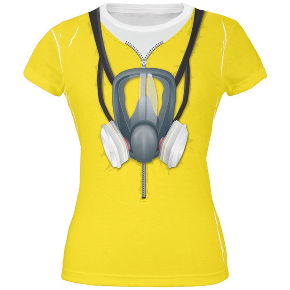 Lab Cooker Hazmat Suit Costume All Over Juniors T Shirt