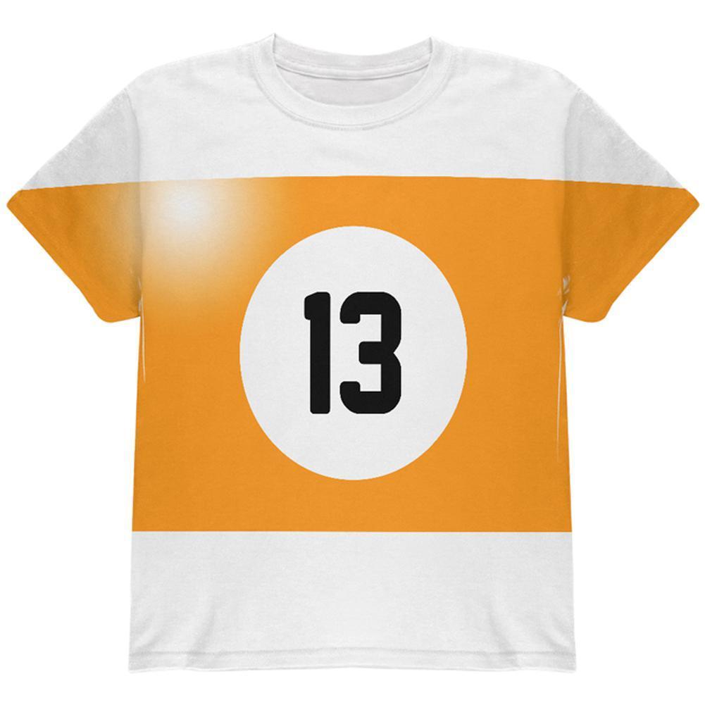Halloween Billiard Pool Ball Thirteen Costume Youth T Shirt