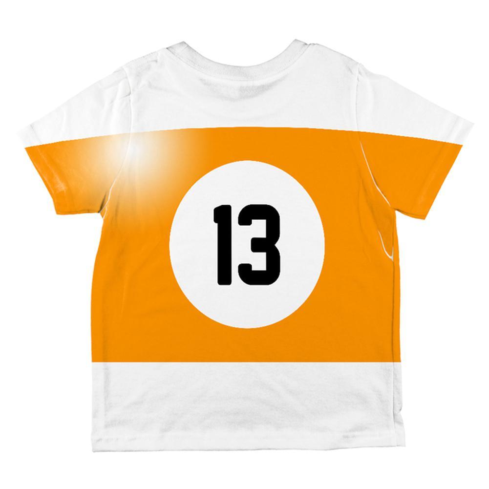 Halloween Billiard Pool Ball Thirteen Costume Toddler T Shirt