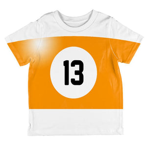 Halloween Billiard Pool Ball Thirteen Costume Toddler T Shirt