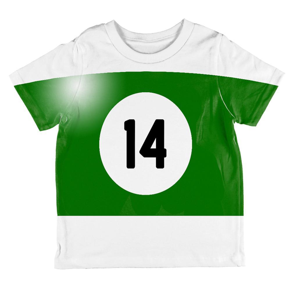 Halloween Billiard Pool Ball Fourteen Costume Toddler T Shirt