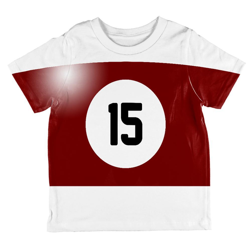 Halloween Billiard Pool Ball Fifteen Costume Toddler T Shirt