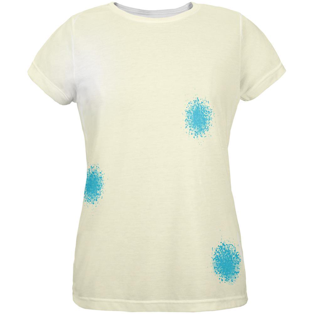 Halloween Billiard Pool Cue Ball Costume Womens T Shirt