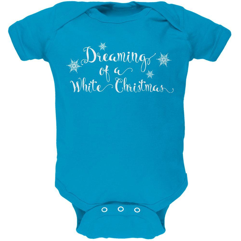 Dreaming of a White Christmas Soft Baby One Piece