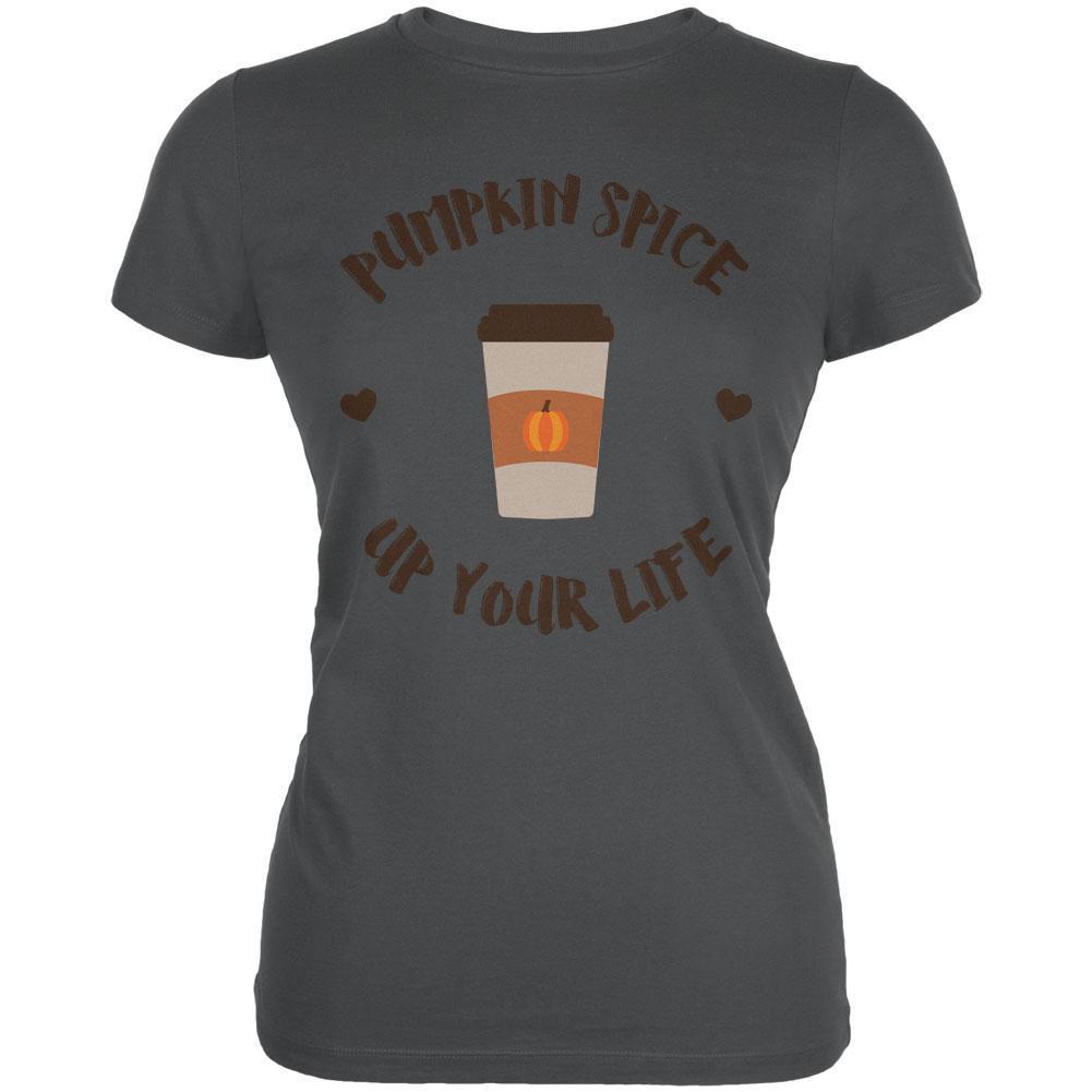 Halloween Pumpkin Spice Up Your Life Juniors Soft T Shirt