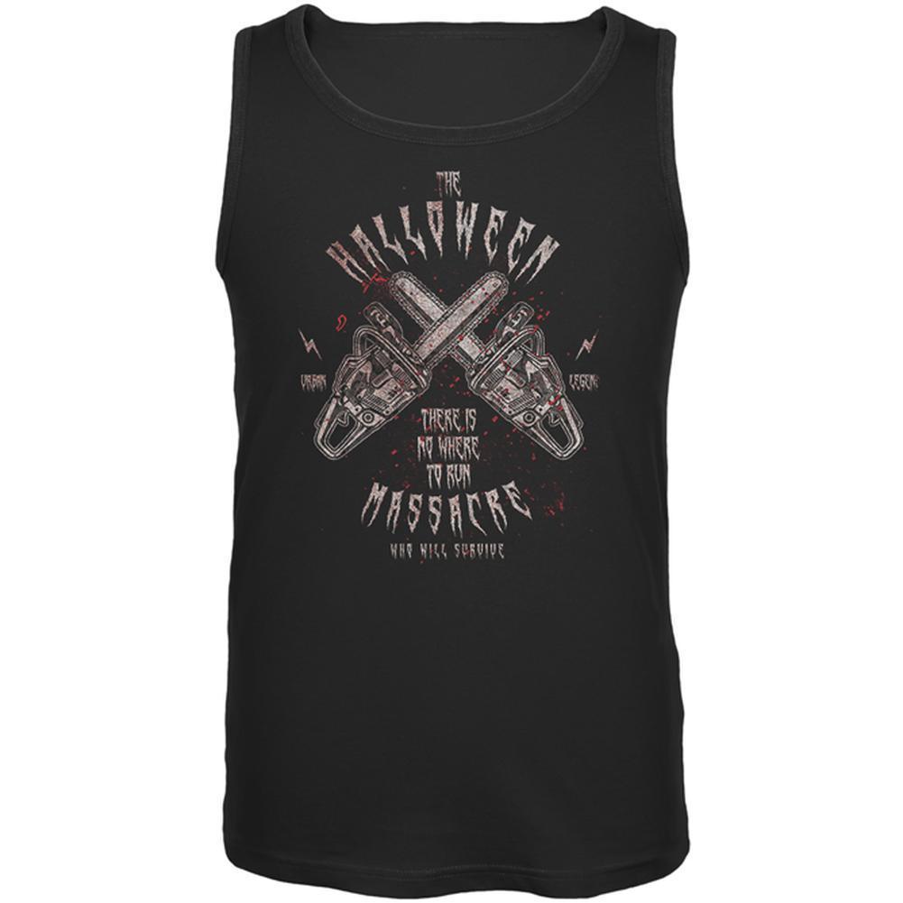 Halloween Chainsaw Massacre Bloody Horror Mens Tank Top