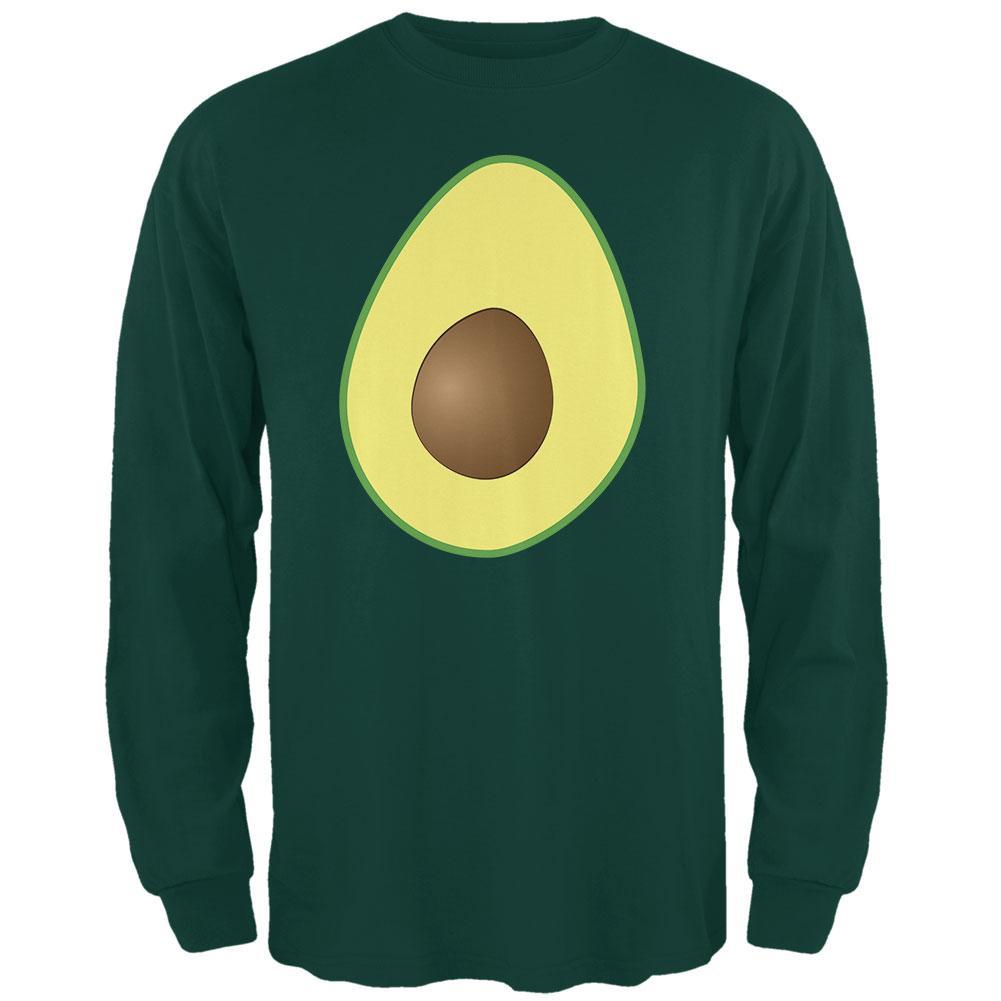 Halloween Avocado Costume Mens Long Sleeve T Shirt