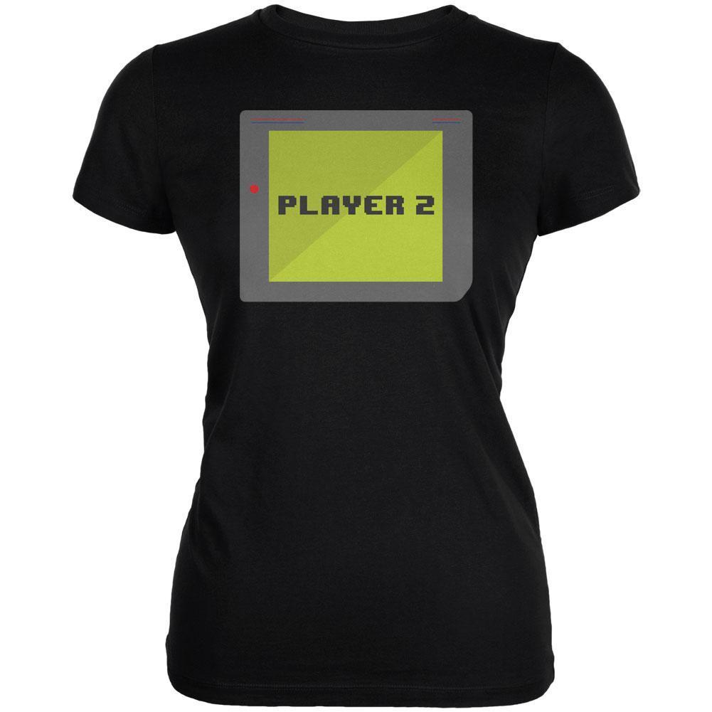 Halloween Old School Gamer Player 2 Juniors Soft T Shirt