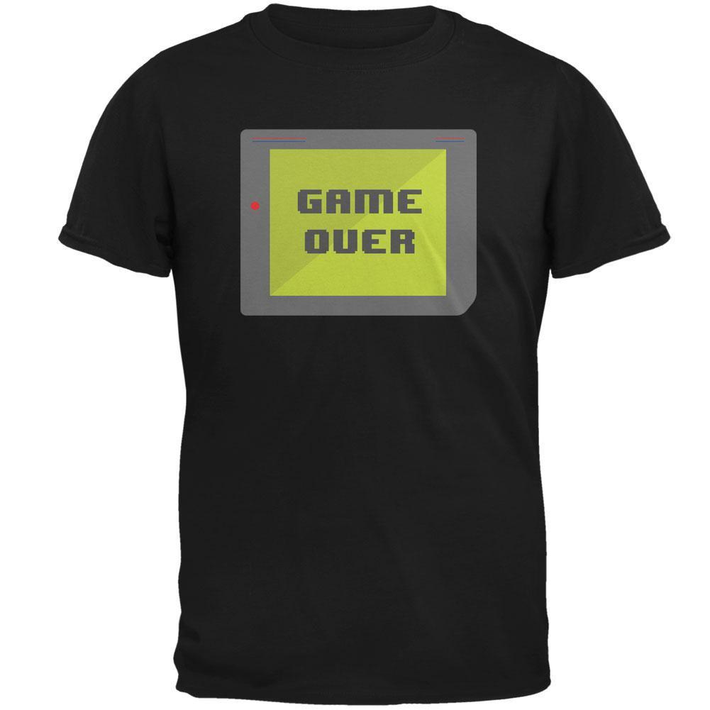 Halloween Old School Gamer Game Over Mens T Shirt