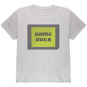 Halloween Old School Gamer Game Over Youth T Shirt
