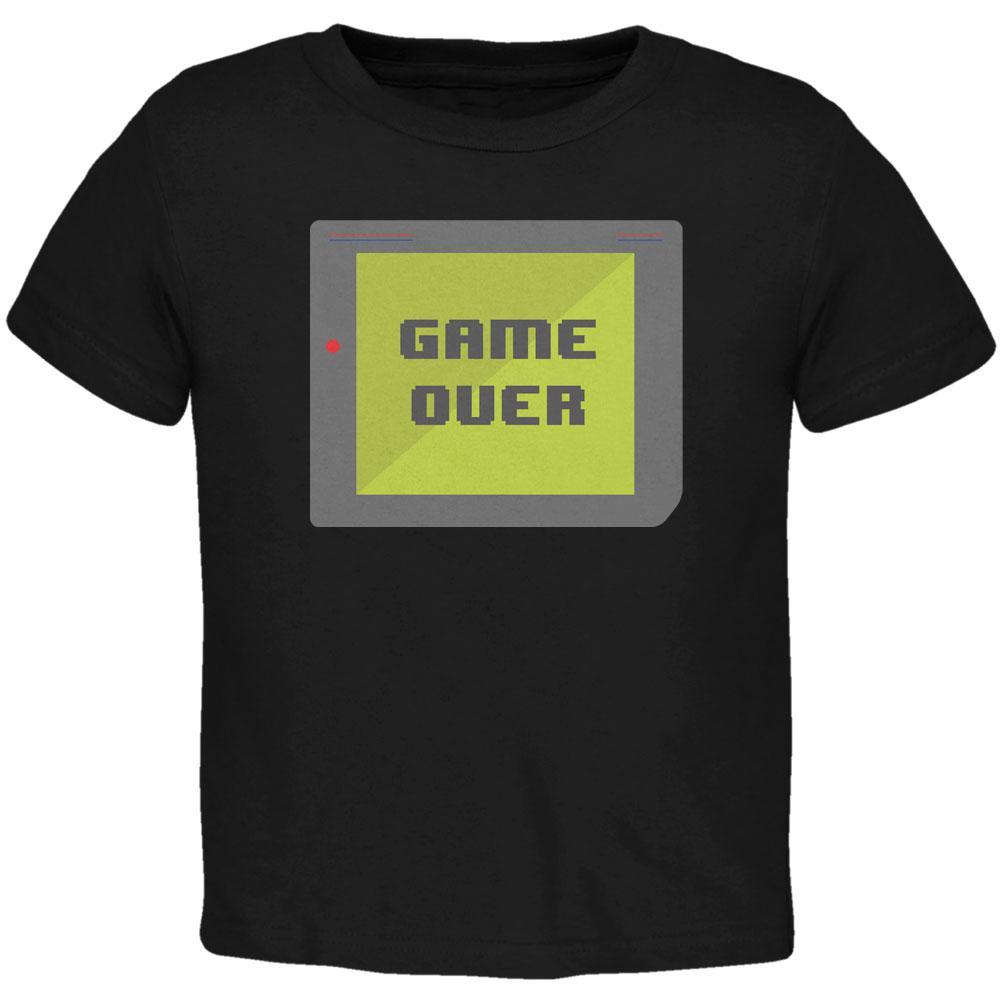 Halloween Old School Gamer Game Over Toddler T Shirt