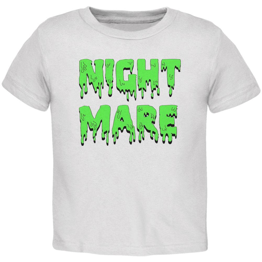 Halloween Nightmare Horror Slime Dripping Text Toddler T Shirt
