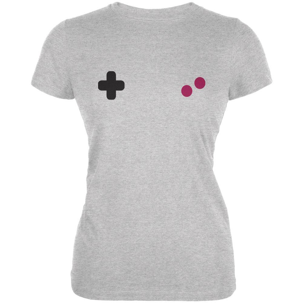 Halloween Retro Game Controller Buttons Costume Juniors Soft T Shirt