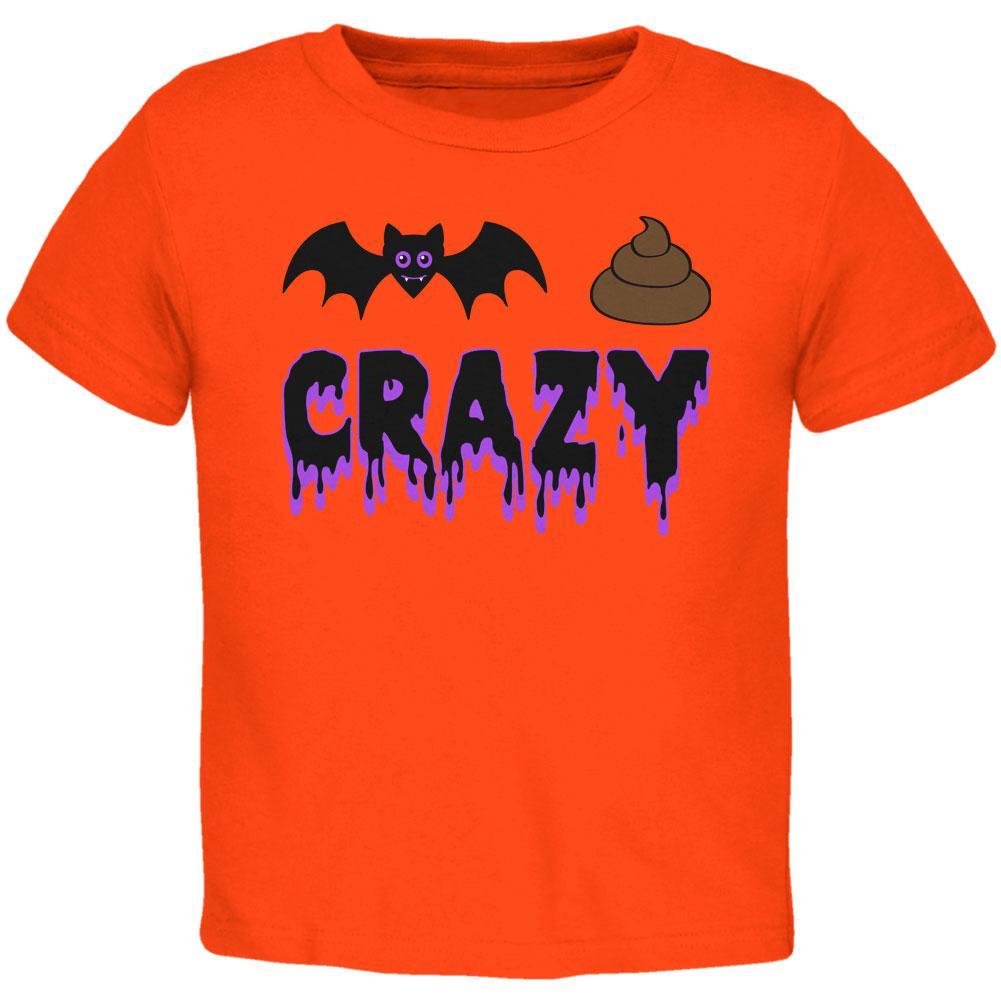 Halloween Bat Poop Crazy  Toddler T Shirt