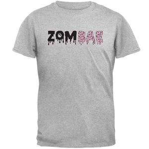 Halloween Zombae Zombie Brain  Mens T Shirt