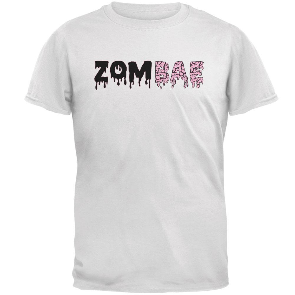 Halloween Zombae Zombie Brain  Mens T Shirt