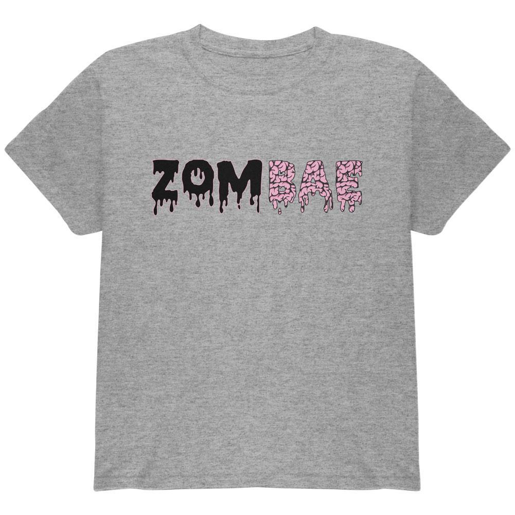 Halloween Zombae Zombie Brain  Youth T Shirt