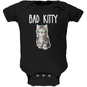 Halloween Bad Kitty Cat Ghost Soft Baby One Piece