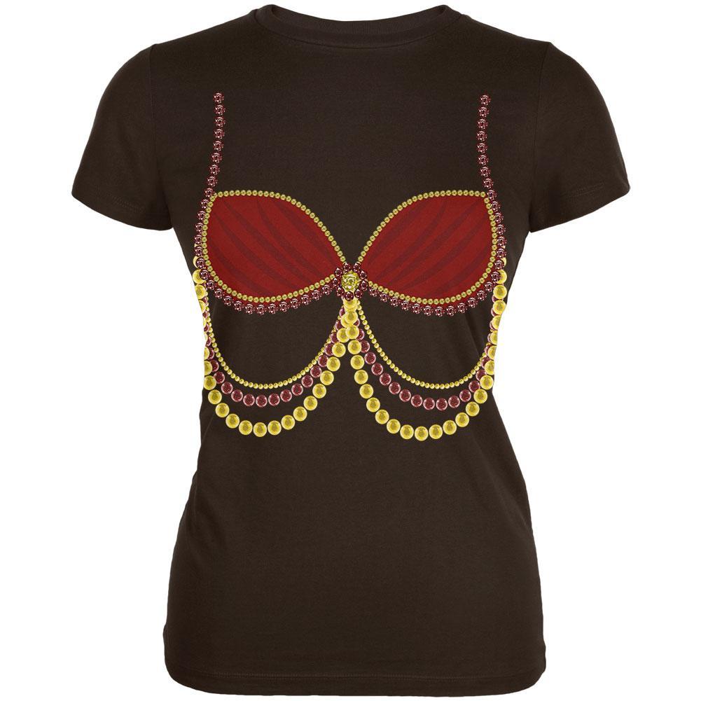 Halloween Arabian Belly Dancer Red Costume Juniors Soft T Shirt