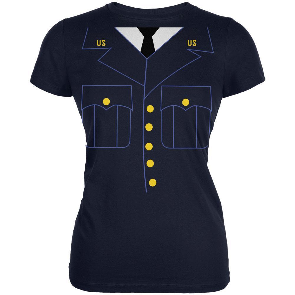Halloween Military Formal Costume Juniors Soft T Shirt