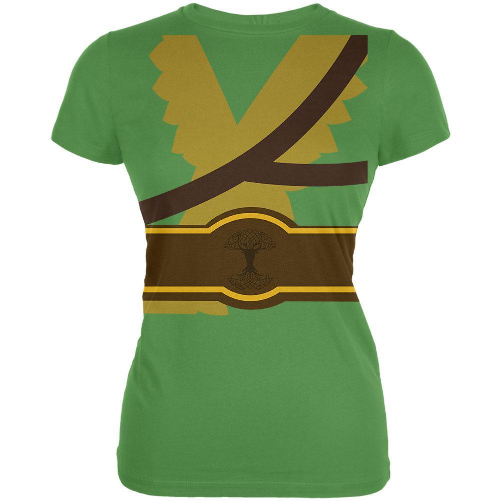 Halloween Warrior Elf Costume Juniors Soft T Shirt
