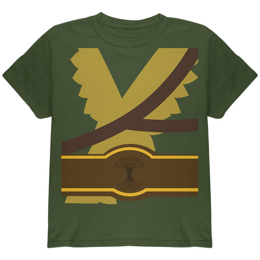 Halloween Warrior Elf Costume Youth T Shirt