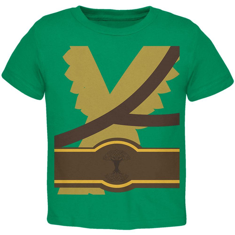 Halloween Warrior Elf Costume Toddler T Shirt