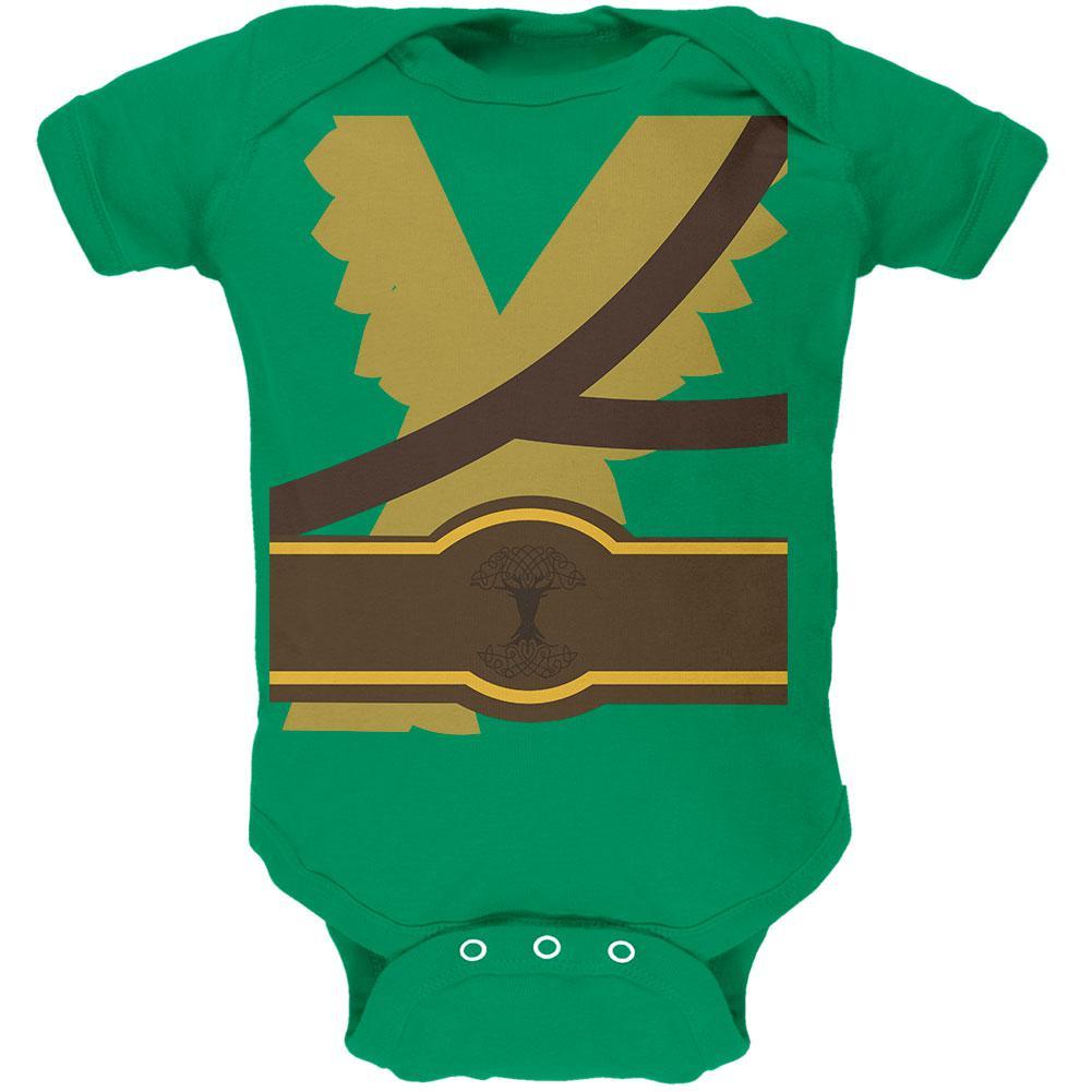 Halloween Warrior Elf Costume Soft Baby One Piece