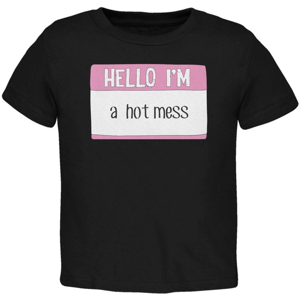 Halloween Hello I'm a Hot Mess Toddler T Shirt