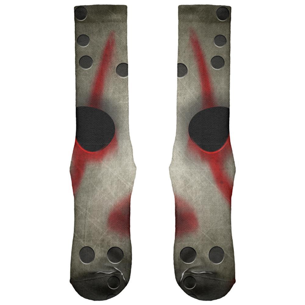 Halloween Horror Movie Hockey Mask All Over Soft Socks