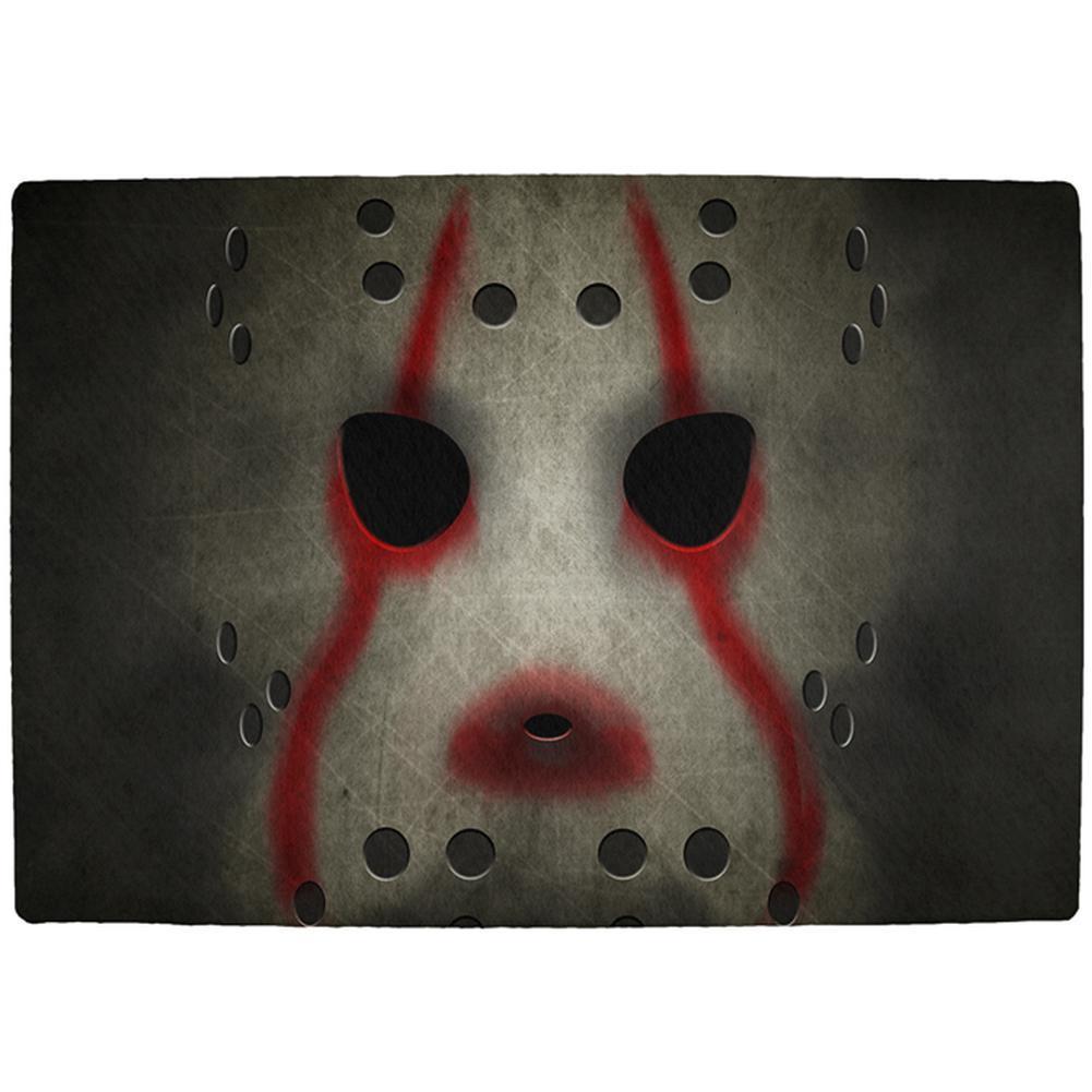 Halloween Horror Movie Hockey Mask All Over Indoor Mat