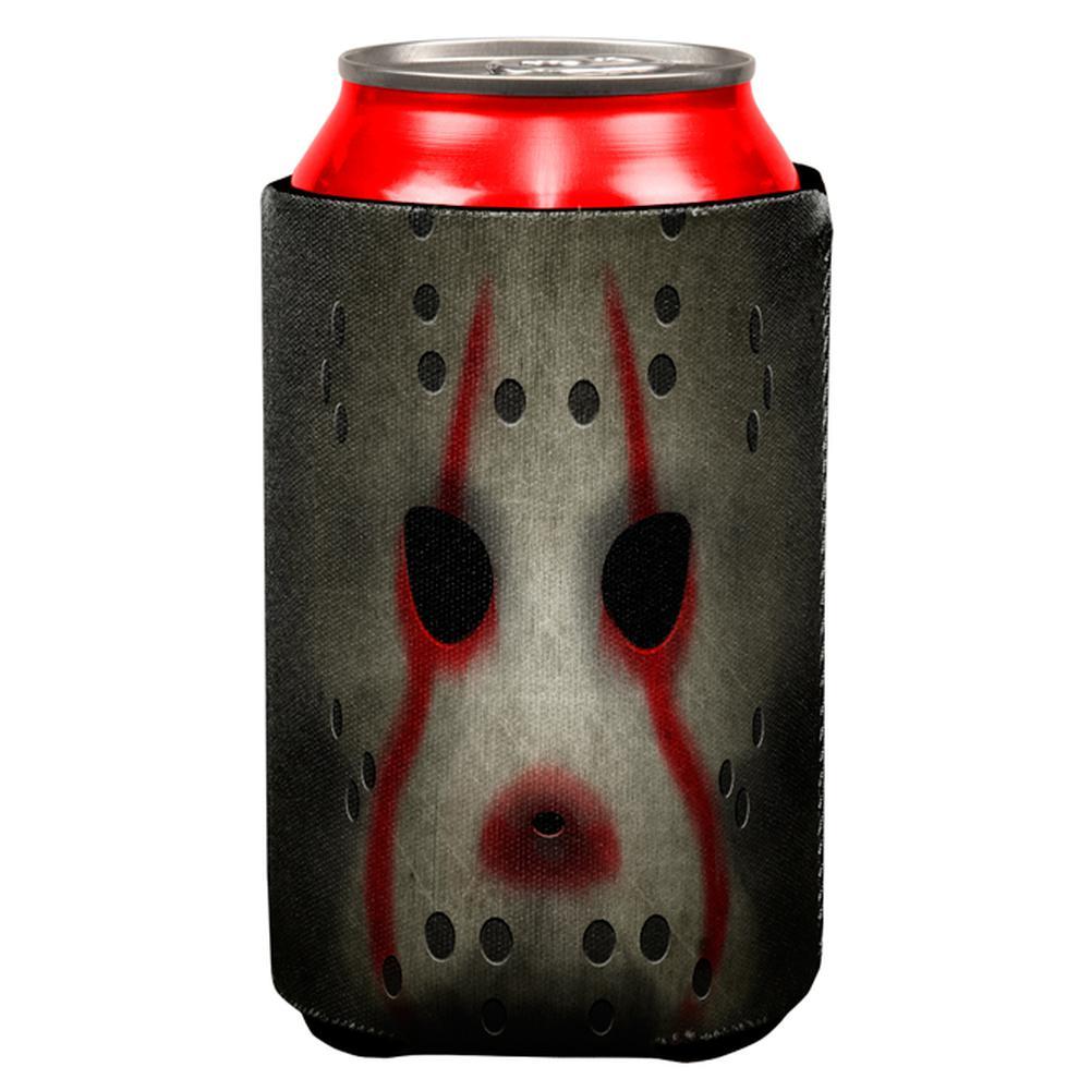 Halloween Horror Movie Hockey Mask All Over Can Cooler