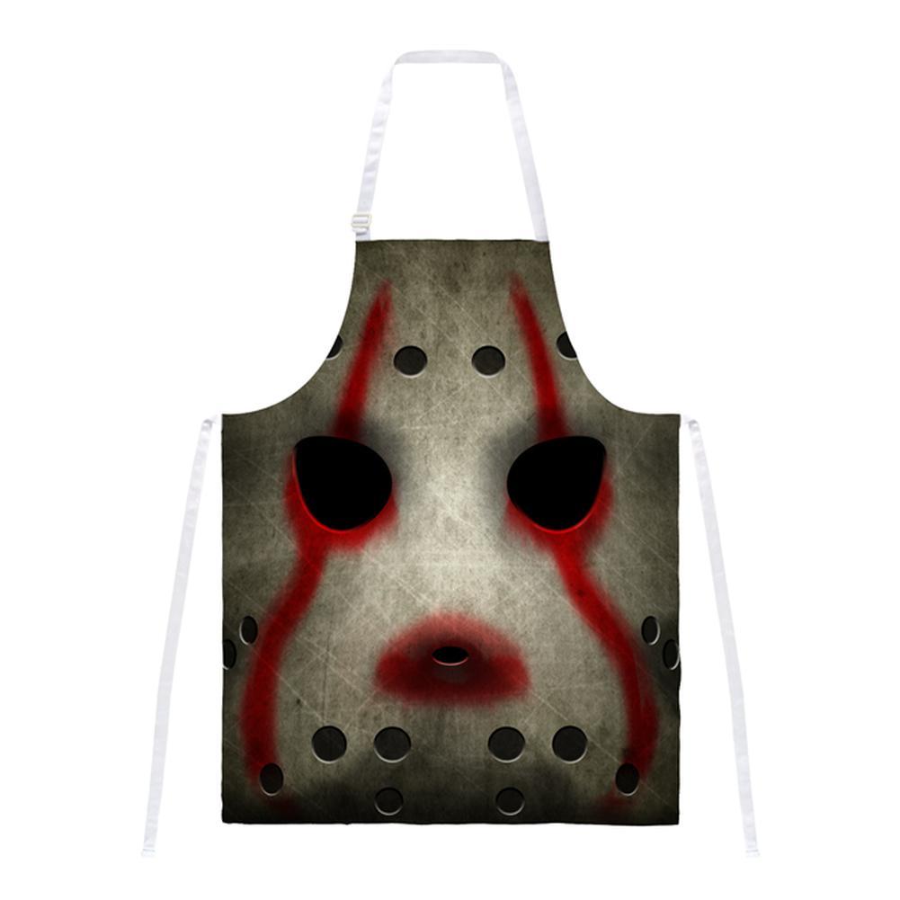 Halloween Horror Movie Hockey Mask All Over Apron