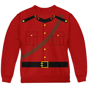 Halloween Canadian Mountie Police Costume Youth Sweatshirt