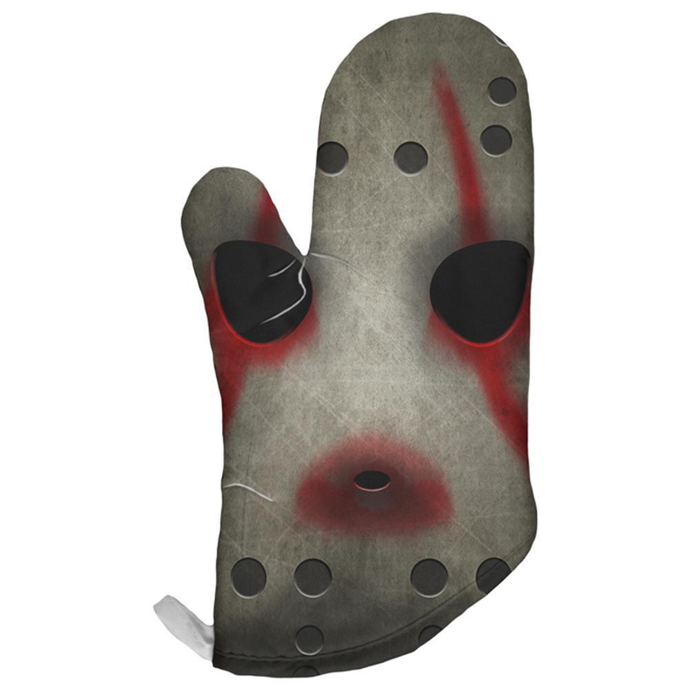 Halloween Horror Movie Hockey Mask All Over Oven Mitt