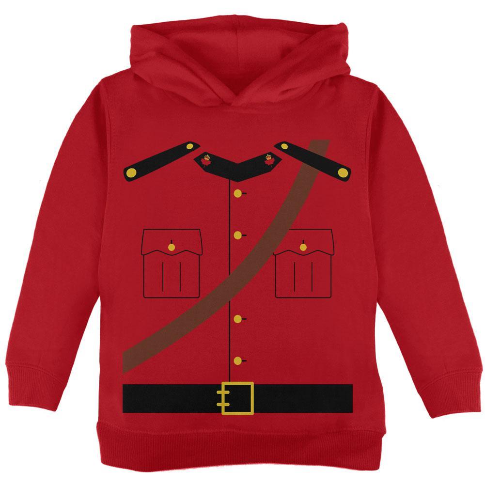 Halloween Canadian Mountie Police Costume Toddler Hoodie
