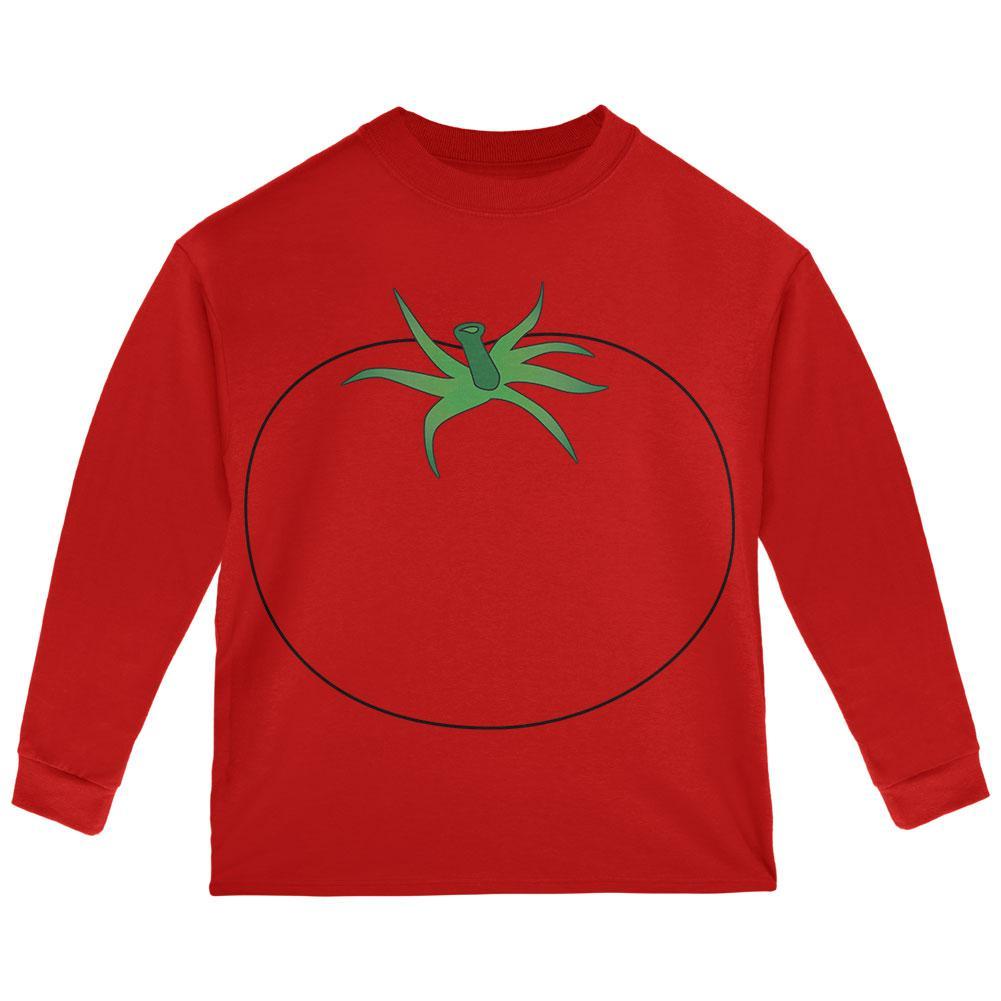 Halloween Fruit Vegetable Tomato Costume Toddler Long Sleeve T Shirt