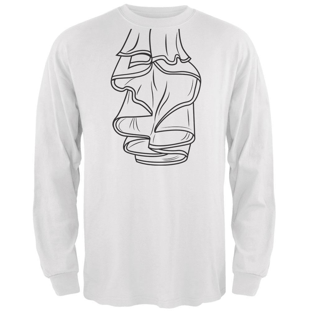 Halloween Pirate Ruffle Shirt Costume Mens Long Sleeve T Shirt