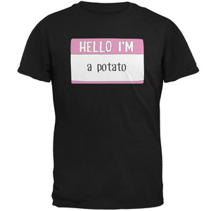 Halloween Hello I'm a Potato Mens T Shirt