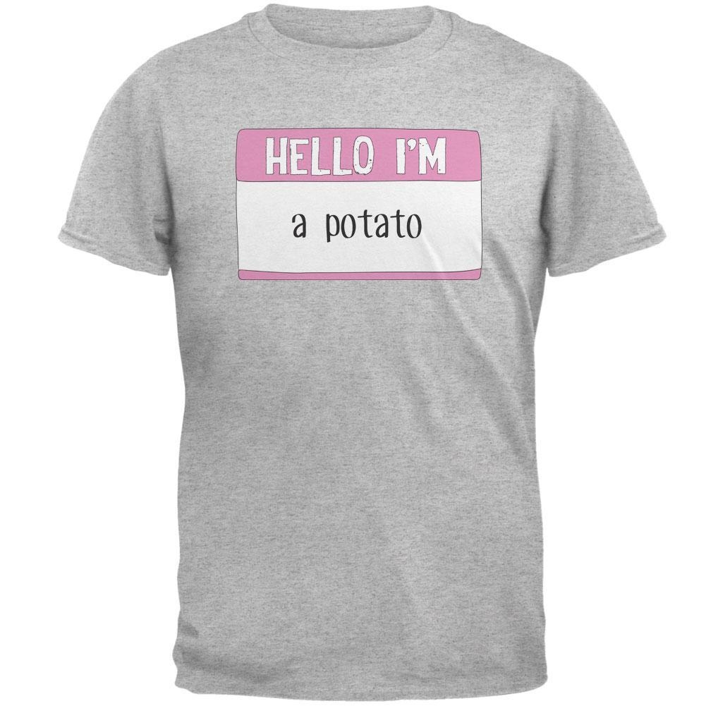 Halloween Hello I'm a Potato Mens T Shirt